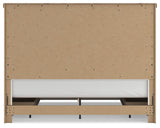 Savonport White/Brown King Panel Storage Bed by Ashley at Eve Furniture