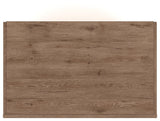 Savonport White/Brown Nightstand by Ashley at Eve Furniture