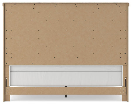 Savonport White/Brown Panel Bedroom Set by Ashley at Eve Furniture