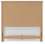 Savonport White/Brown Queen Panel Storage Bed by Ashley at Eve Furniture