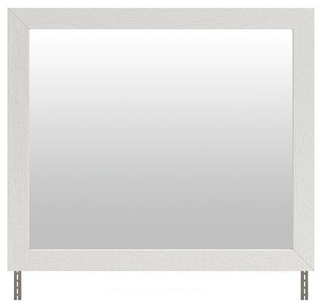 Savonport White/Brown Storage Panel Bedroom Set with 2 Drawers by Ashley at Eve Furniture