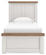 Savonport White/Brown Youth Panel Bedroom Set by Ashley at Eve Furniture