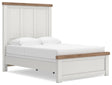 Savonport White/Brown Youth Panel Bedroom Set by Ashley at Eve Furniture
