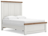 Savonport White/Brown Youth Panel Bedroom Set by Ashley at Eve Furniture