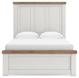 Savonport White/Brown Youth Panel Bedroom Set by Ashley at Eve Furniture