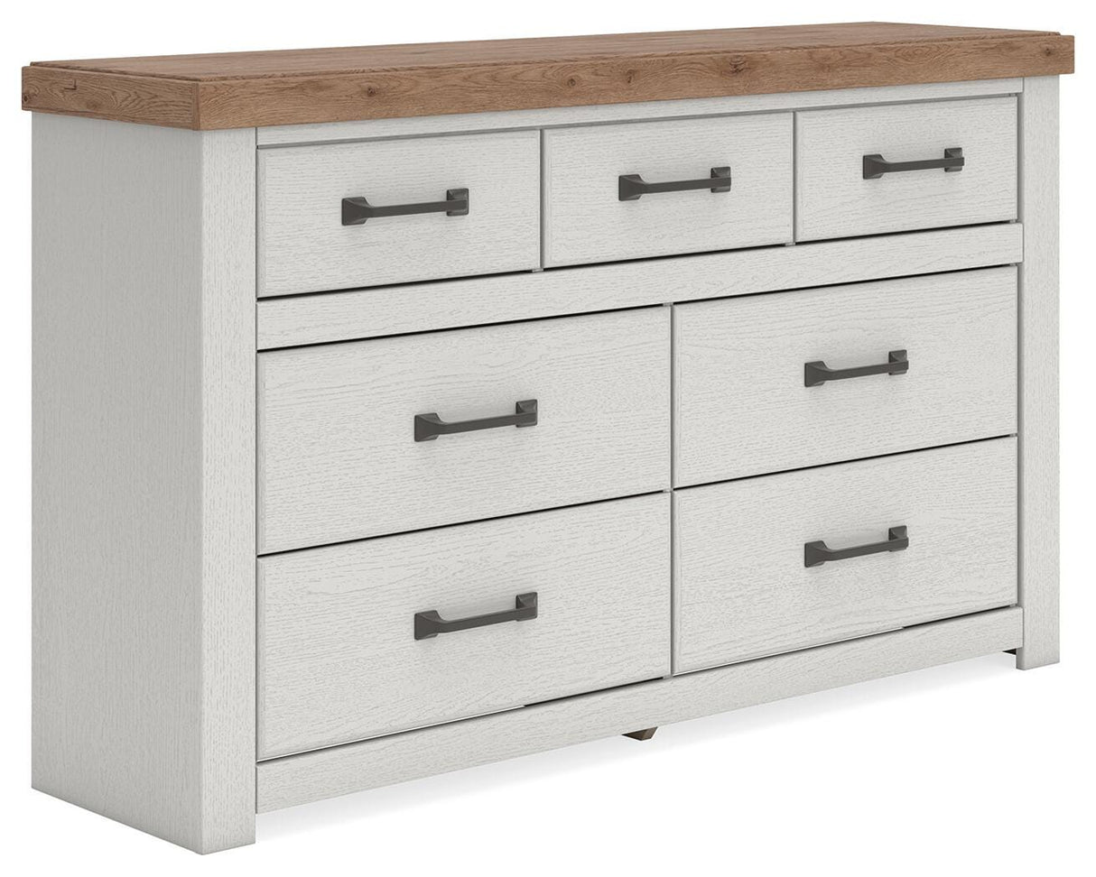 Savonport White/Brown Youth Storage Panel Bedroom Set by Ashley at Eve Furniture