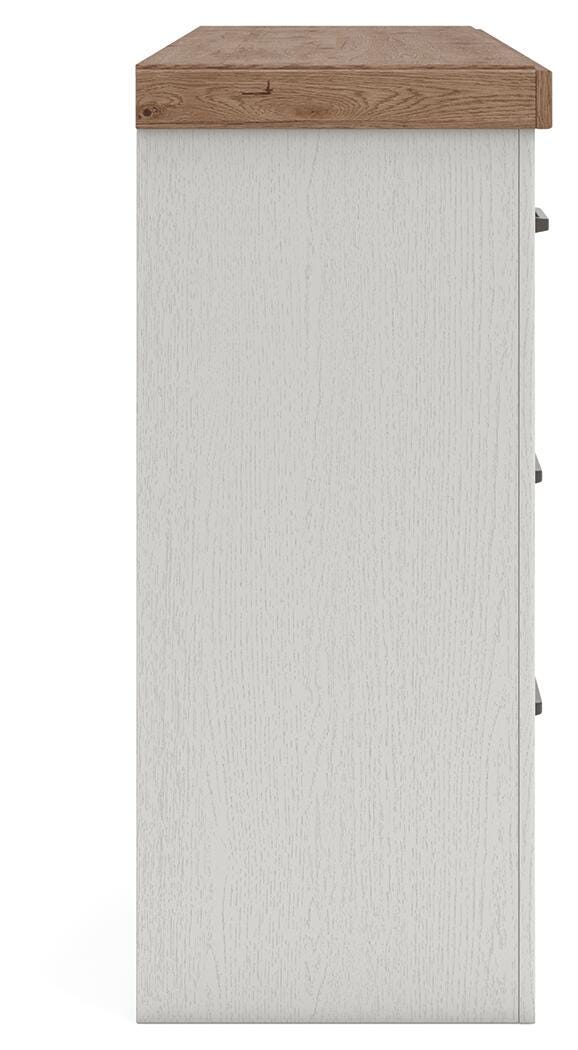 Savonport White/Brown Youth Storage Panel Bedroom Set by Ashley at Eve Furniture