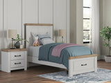 Savonport White/Brown Youth Storage Panel Bedroom Set by Ashley at Eve Furniture