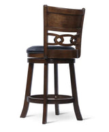 Savor Brown Swivel Counter Chair, Set of 2 by Homelegance at Eve Furniture