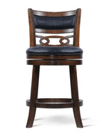 Savor Brown Swivel Counter Chair, Set of 2 by Homelegance at Eve Furniture
