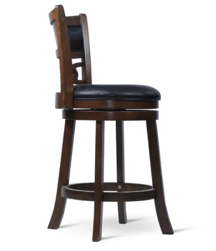 Savor Brown Swivel Counter Chair, Set of 2 by Homelegance at Eve Furniture