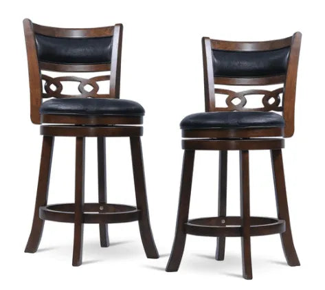 Savor Brown Swivel Counter Chair, Set of 2 by Homelegance at Eve Furniture