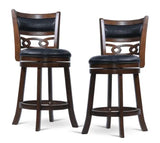 Savor Brown Swivel Counter Chair, Set of 2 by Homelegance at Eve Furniture