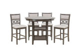 Savor Gray 5-Piece Counter Height Set by Homelegance at Eve Furniture