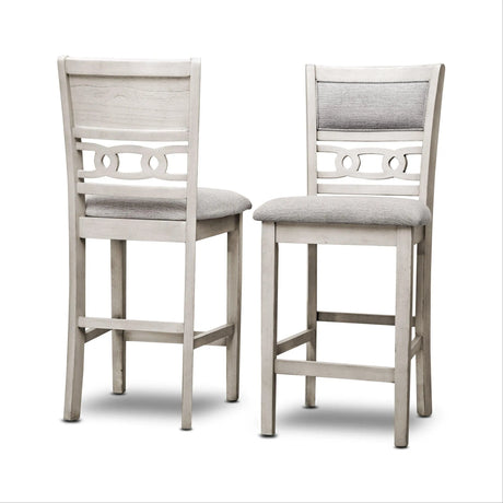 Savor White 5-Piece Counter Height Set by Homelegance at Eve Furniture