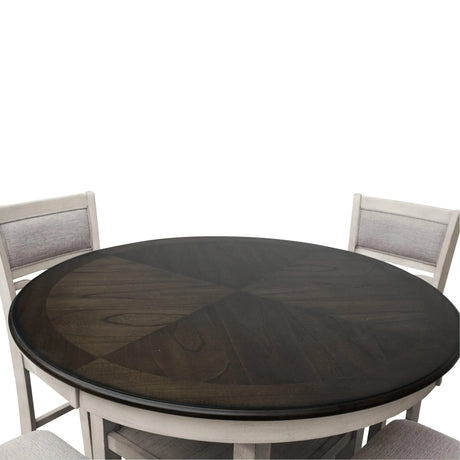 Savor White 5-Piece Counter Height Set by Homelegance at Eve Furniture