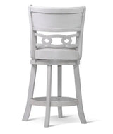 Savor White Swivel Counter Chair, Set of 2 by Homelegance at Eve Furniture