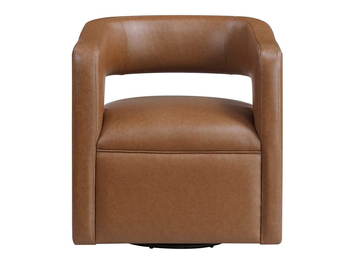 Sawyer Camel Swivel Chair by Homelegance at Eve Furniture
