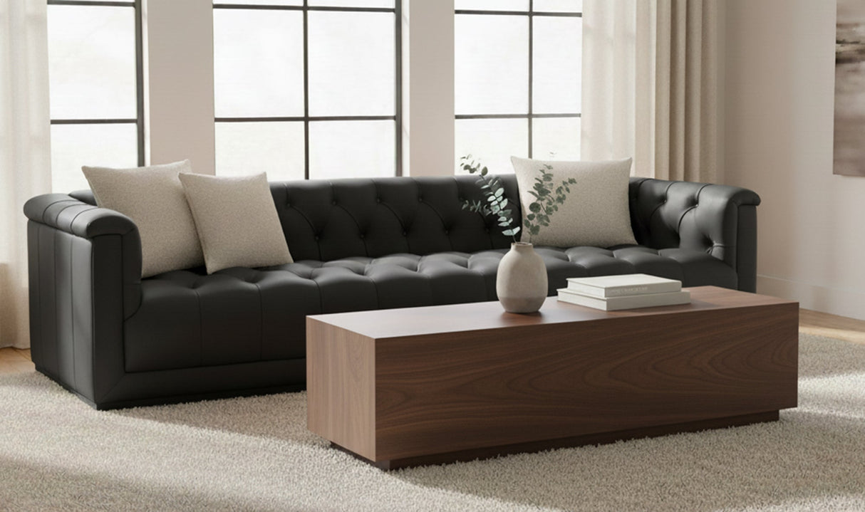 Sawyer Coffee Table Dark Brown by Moe's Home at Eve Furniture