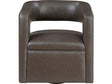 Sawyer Dark Coffee Swivel Chair by Homelegance at Eve Furniture