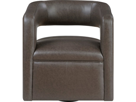 Sawyer Dark Coffee Swivel Chair by Homelegance at Eve Furniture
