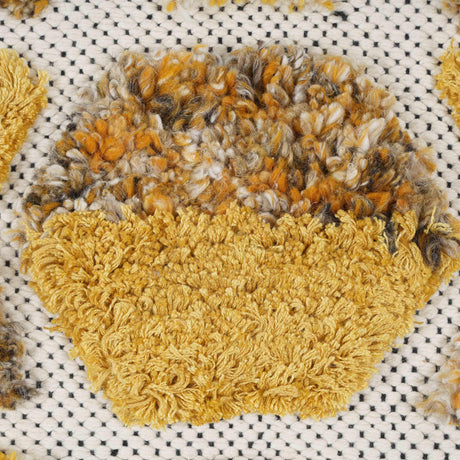 Sawyer Natural Tones Tufted Pouf by TOV Furniture at Eve Furniture