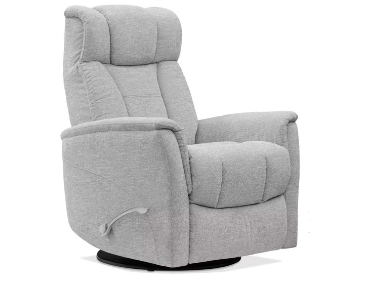 Saxton Gray Manual Swivel Glider Recliner by Steve Silver at Eve Furniture