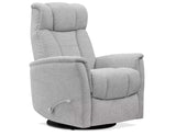 Saxton Gray Manual Swivel Glider Recliner by Steve Silver at Eve Furniture