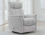 Saxton Gray Manual Swivel Glider Recliner by Steve Silver at Eve Furniture