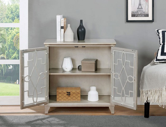 Scali Silver Cabinet by Furniture of America at Eve Furniture