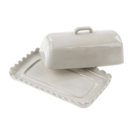 Scalloped Butter Dish, Set of 2 by Mercana at Eve Furniture