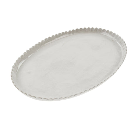 Scalloped Oval Platter, Set of 2 by Mercana at Eve Furniture