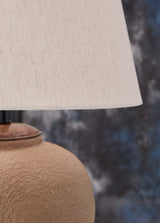 Scantor 2-Piece Table Lamp Set in Rust by Ashley at Eve Furniture
