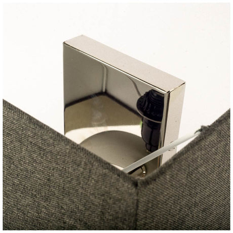 Scarlett II Gray Base & Shade Wall Sconce by Mercana at Eve Furniture