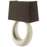 Scarlett II Gray Base & Shade Wall Sconce by Mercana at Eve Furniture