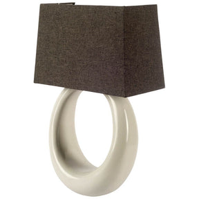 Scarlett II Gray Base & Shade Wall Sconce by Mercana at Eve Furniture