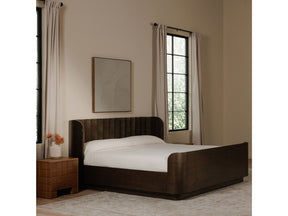 Scarlette Cedar Green King Bed by MOES at Eve Furniture