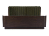 Scarlette Cedar Green King Bed by Moe's Home at Eve Furniture