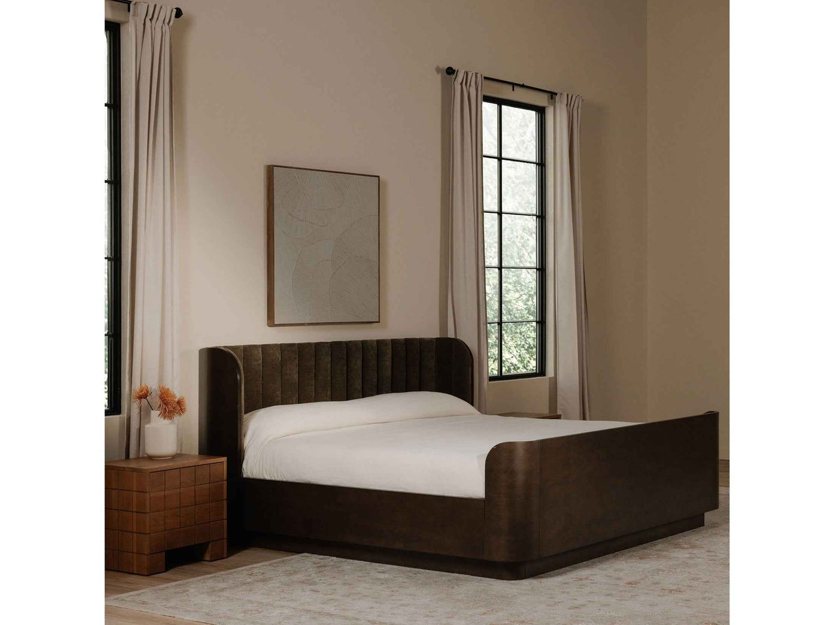 Scarlette Cedar Green King Bed by Moe's Home at Eve Furniture