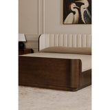Scarlette Cream King Bed by MOES at Eve Furniture