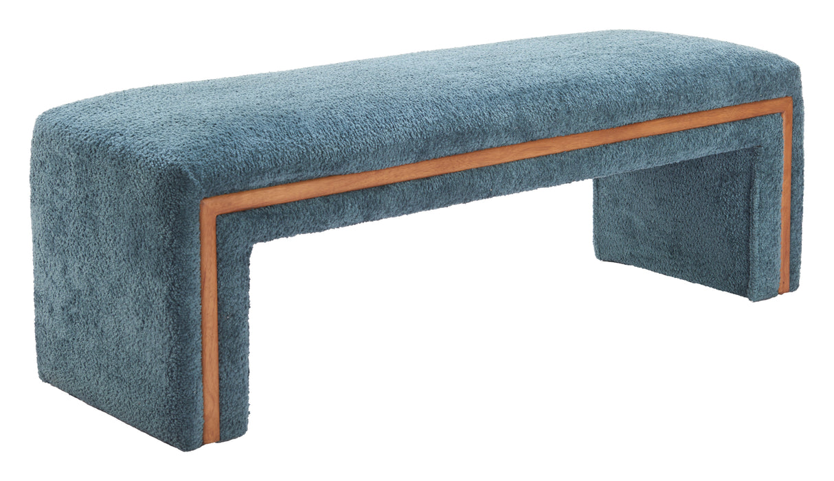 Scatola Blue Bench by Zuomod at Eve Furniture
