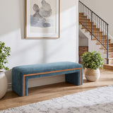 Scatola Blue Bench by Zuomod at Eve Furniture