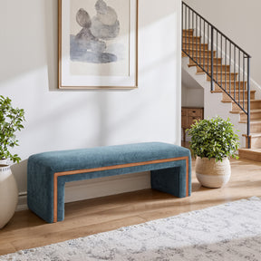 Scatola Blue Bench by Zuomod at Eve Furniture