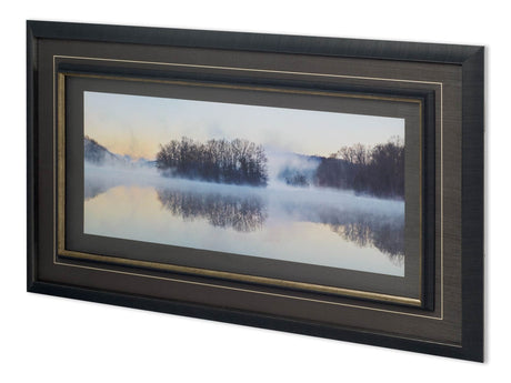 Scene on the Water VIII by James McLoughlin Hand Embellished Framed Photo Art Print Matted under Gla by Mercana at Eve Furniture
