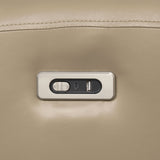 Schlieren Beige Leatherette Reclining Living Room Set by Furniture of America at Eve Furniture