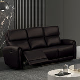 Schlieren Black Leatherette Reclining Living Room Set by Furniture of America at Eve Furniture