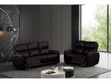 Schlieren Black Leatherette Reclining Living Room Set by Furniture of America at Eve Furniture