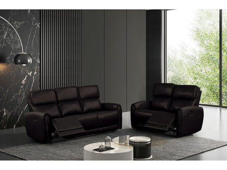 Schlieren Black Leatherette Reclining Living Room Set by Furniture of America at Eve Furniture