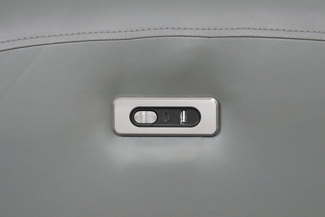 Schlieren Gray Leatherette Reclining Living Room Set by Furniture of America at Eve Furniture