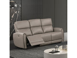 Schlieren Light Brown Leatherette Reclining Living Room Set by Furniture of America at Eve Furniture
